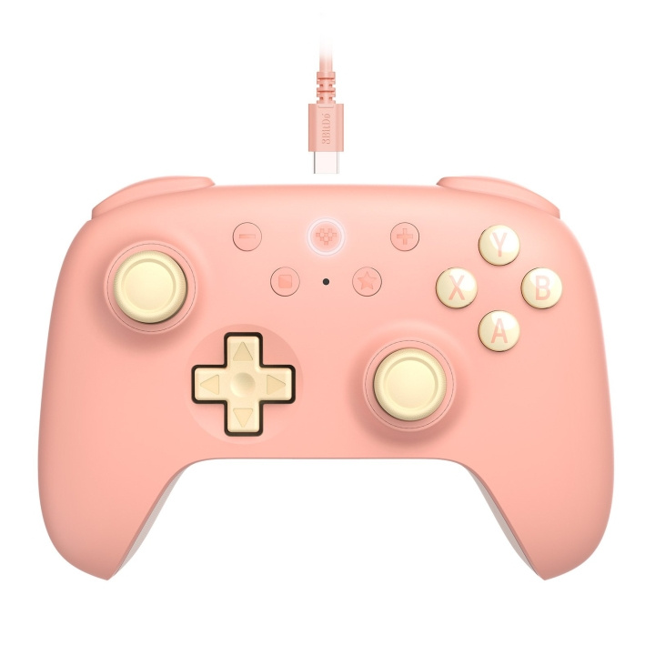 8Bitdo Ultimate 2C trådbunden pad Peach i gruppen DATORER & KRINGUTRUSTNING / Gaming / Gamepad hos TP E-commerce Nordic AB (D05118)