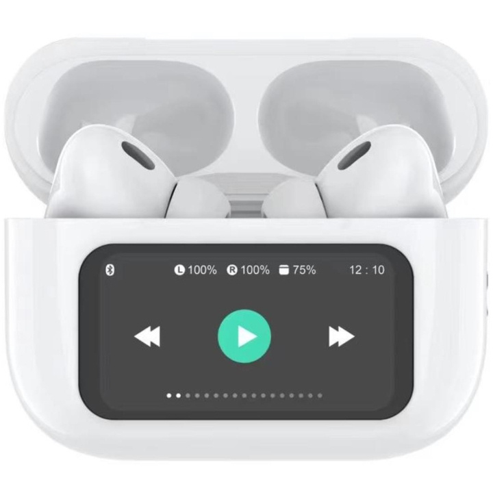 Celly Hörlurar In-Ear TWS ANC ENC LED Sound LED Vit i gruppen HEMELEKTRONIK / Ljud & Bild / Hörlurar & Tillbehör / Hörlurar hos TP E-commerce Nordic AB (D05532)