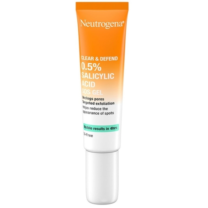 Neutrogena Clear & Defend 0.5% Salicylic Acid SOS Gel 15ml i gruppen SKÖNHET & HÄLSA / Hudvård / Ansiktsvård / Dagkräm hos TP E-commerce Nordic AB (D05590)