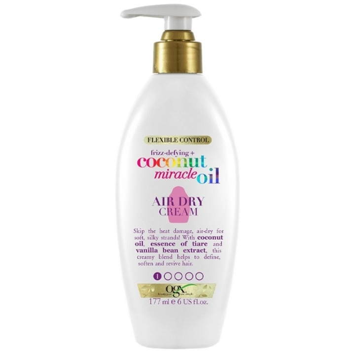 OGX Coconut Miracle Oil Air Dry Cream 177ml i gruppen SKÖNHET & HÄLSA / Hår & Styling / Hårstylingprodukter / Stylingcreme hos TP E-commerce Nordic AB (D05593)