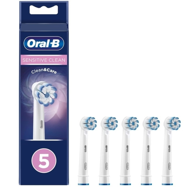 Oral B Sensitive Clean Toothbrush Head 5pc i gruppen SKÖNHET & HÄLSA / Munvård / Borsthuvuden & Tillbehör hos TP E-commerce Nordic AB (D05594)