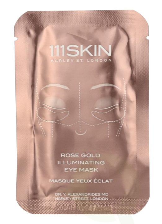 111Skin Rose Gold Illuminating Eye Mask 6 ml i gruppen SKÖNHET & HÄLSA / Hudvård / Ansiktsvård / Masker hos TP E-commerce Nordic AB (D05627)