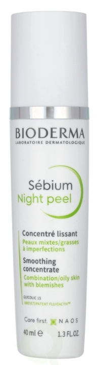 Bioderma Sebium Night Peel 40 ml i gruppen SKÖNHET & HÄLSA / Hudvård / Ansiktsvård / Skrubb / Peeling hos TP E-commerce Nordic AB (D05637)