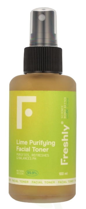 Freshly Cosmetics Lime Purifying Facial Toner 100 ml i gruppen SKÖNHET & HÄLSA / Hudvård / Ansiktsvård / Ansiktsvatten & Facemist hos TP E-commerce Nordic AB (D05971)