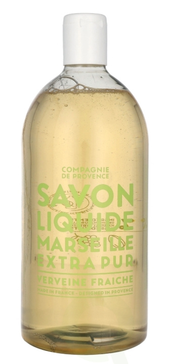 Compagnie De Provence Marseille Liquid Soap 1000 ml Fresh Verbena i gruppen SKÖNHET & HÄLSA / Hudvård / Kroppsvård / Bad & Duschcreme hos TP E-commerce Nordic AB (D06260)