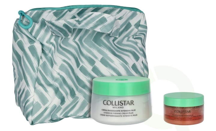 Collistar Body Routine Intensive Firming Set 550 ml Cream Plus 400ml/Firming Thalasso-Scrub 150 ml/Travel bag i gruppen SKÖNHET & HÄLSA / Hudvård / Ansiktsvård / Dagkräm hos TP E-commerce Nordic AB (D06295)