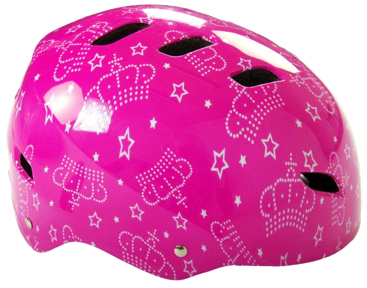 Volare Cykel- och skridskohjälm - Pink Queen (915) i gruppen SPORT, FRITID & HOBBY / Sportutrustning / Cykeltillbehör / Hjälmar hos TP E-commerce Nordic AB (D06743)