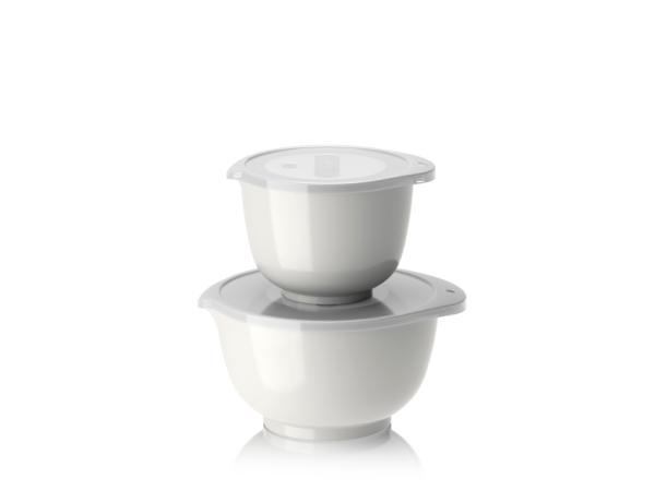 Rosti NYA Margrethe-skålar, Set om 2 + lock - Vit i gruppen HEM, HUSHÅLL & TRÄDGÅRD / Köksredskap / Övriga köksredskap hos TP E-commerce Nordic AB (D06748)