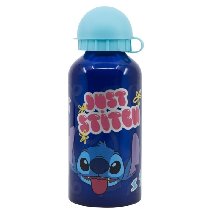STOR Vattenflaska Alumin 400 ml - Stitch (088808717-75034) | LEKSAKER, BARN- & BABYPRODUKTER - Äta & Dricka - Flaskor & Barnmuggar | GameStuff