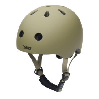 Trybike Retro Hjälm - Vintage Matt Grön - XS