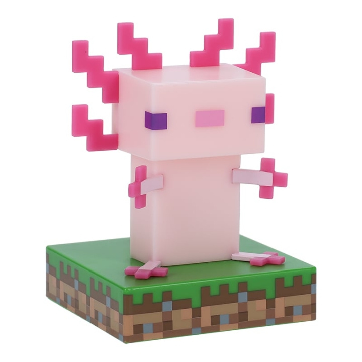 Paladone Minecraft - Axolotl Ikonlampa | LEKSAKER, BARN- & BABYPRODUKTER - Barnrum - Barnlampor - Bordslampor | GameStuff