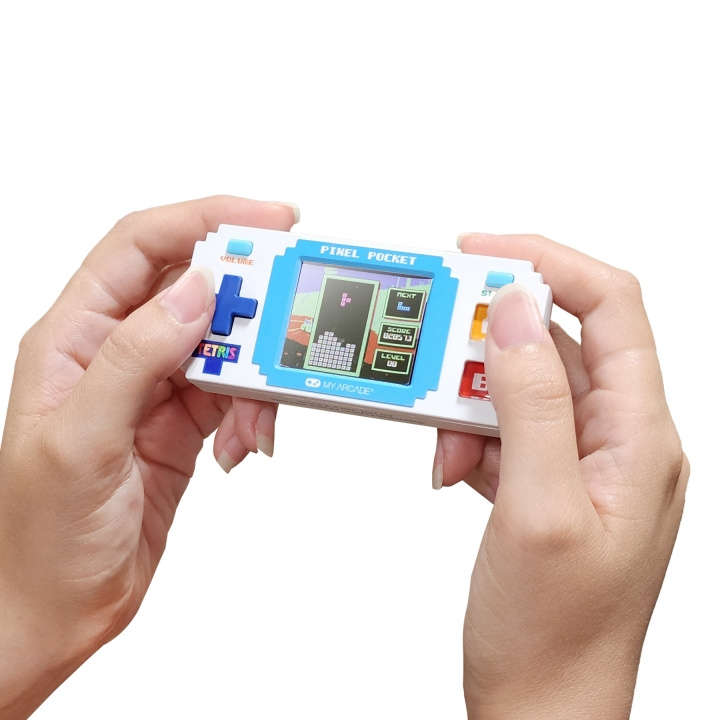 My Arcade Tetris Pixel Pocket i gruppen HEMELEKTRONIK / Spelkonsoler & Tillbehör / Övriga spel & tillbehör hos TP E-commerce Nordic AB (D07546)