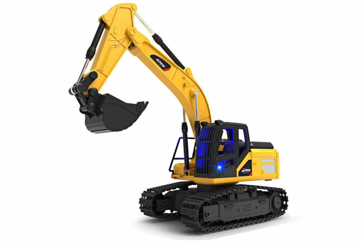 MX R/C Constructions Excavator R/C 1:24 2,4GHz, 3,7V 500mAh, 6 kanaler (471460) i gruppen LEKSAKER, BARN- & BABYPRODUKTER / Leksaker / Leksaksbilar & andra fordon hos TP E-commerce Nordic AB (D07621)