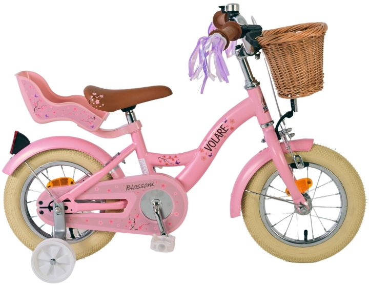 Volare Children\'s Bicycle 12 - Blossom Purple (31240) i gruppen LEKSAKER, BARN- & BABYPRODUKTER / Uteleksaker / Cyklar & Sparkcyklar hos TP E-commerce Nordic AB (D07642)