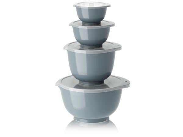 Rosti NYA Margrethe-skålar, Set om 4 + lock - Dusty Blue i gruppen HEM, HUSHÅLL & TRÄDGÅRD / Köksredskap / Övriga köksredskap hos TP E-commerce Nordic AB (D07654)