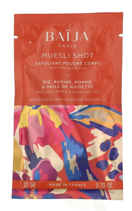 Baija Paris Baija Body Powder Scrub 20 g Muesli Shot i gruppen SKÖNHET & HÄLSA / Hudvård / Ansiktsvård / Skrubb / Peeling hos TP E-commerce Nordic AB (D07789)