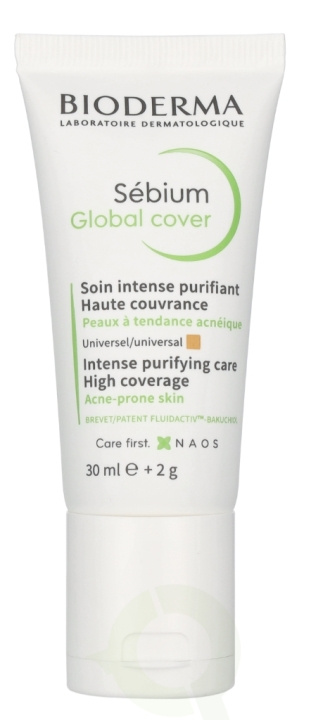 Bioderma Sebium Global Cover 30 ml i gruppen SKÖNHET & HÄLSA / Hudvård / Ansiktsvård / Dagkräm hos TP E-commerce Nordic AB (D07870)