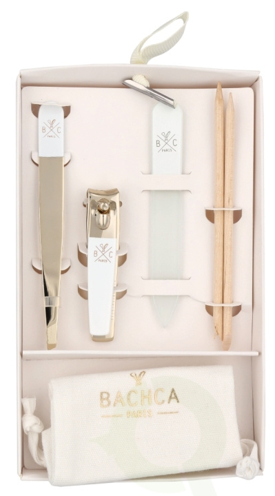 Bachca Paris Manicure Set 4 piece 1x Nail Clipper/1x Tweezer/1x Cuticle Remover/1x Nail File i gruppen SPORT, FRITID & HOBBY / Accessoarer / Övriga accessoarer hos TP E-commerce Nordic AB (D07881)