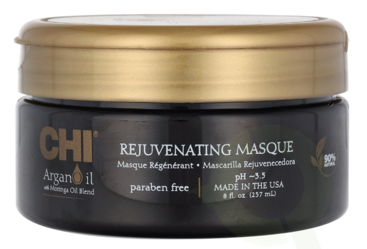 Chi Argan Oil Rejuvenating Masque 237 ml Paraben Free i gruppen SKÖNHET & HÄLSA / Hår & Styling / Hårvårdsprodukter / Hårinpackning hos TP E-commerce Nordic AB (D07936)