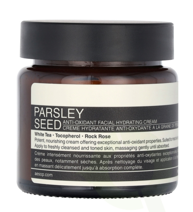AESOP Parsley Seed Anti-Oxidant Facial Hydrating Cream 60 ml i gruppen SKÖNHET & HÄLSA / Hudvård / Ansiktsvård / Dagkräm hos TP E-commerce Nordic AB (D07944)