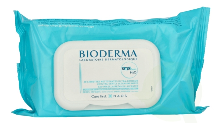 Bioderma ABCDerm H2O Lingettes Pack De 60 1 piece i gruppen SKÖNHET & HÄLSA / Makeup / Sminkborttagning hos TP E-commerce Nordic AB (D07972)