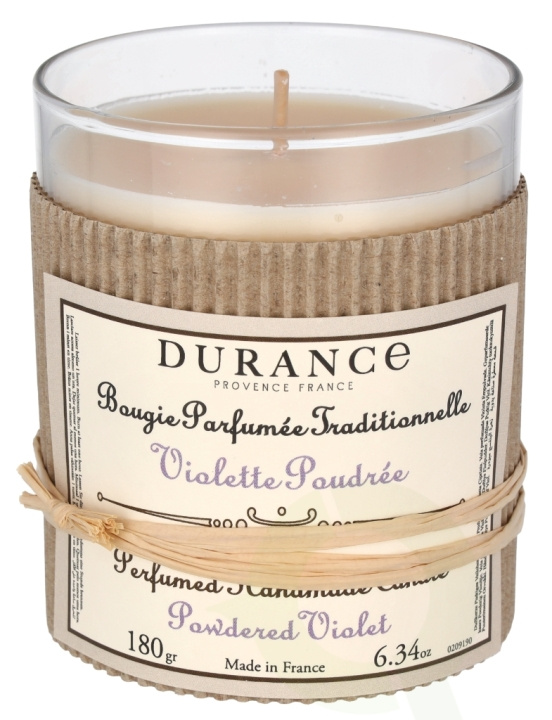 Durance Powdered Violet Candle 180 g i gruppen SKÖNHET & HÄLSA / Doft & Parfym / Övrig doft / Doftljus hos TP E-commerce Nordic AB (D08053)