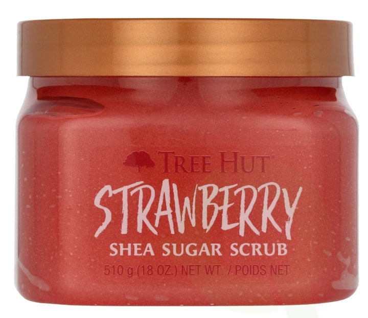 Tree Hut Shea Sugar Scrub 510 g Strawberry i gruppen SKÖNHET & HÄLSA / Hudvård / Ansiktsvård / Skrubb / Peeling hos TP E-commerce Nordic AB (D08345)