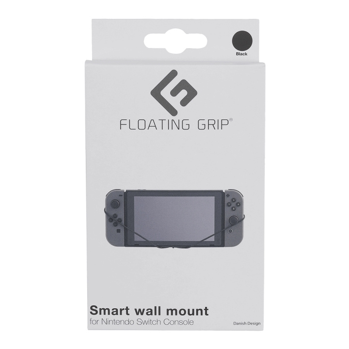 FLOATING GRIP Väggfäste för Nintendo Switch-konsol från FLOATING GRIP®, Svart i gruppen HEMELEKTRONIK / Spelkonsoler & Tillbehör / Nintendo Switch / Tillbehör hos TP E-commerce Nordic AB (D08472)