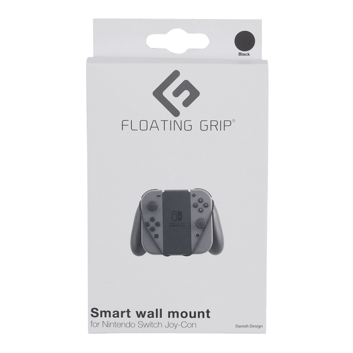 FLOATING GRIP Nintendo Switch Joy-Con Väggfäste Svart/Grå i gruppen HEMELEKTRONIK / Spelkonsoler & Tillbehör / Nintendo Switch / Tillbehör hos TP E-commerce Nordic AB (D08475)