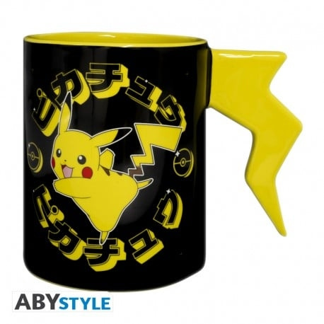 Abysse POKEMON - Mugg 3D handtag - Pikachu blixtnedslag i gruppen SPORT, FRITID & HOBBY / Roliga prylar / Muggar hos TP E-commerce Nordic AB (D08627)