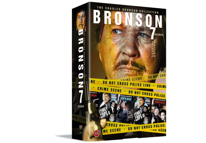 Charles Bronson Collection 7-disc)DVD Death Wish 2 3 4 5 and Family of Cops 1-2-3