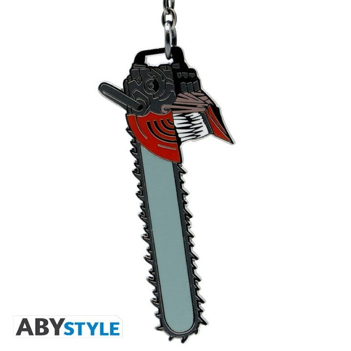 Abysse CHAINSAW MAN - Nyckelringar med motorsågshuvud x4 i gruppen SPORT, FRITID & HOBBY / Roliga prylar / Samlarobjekt hos TP E-commerce Nordic AB (D08724)