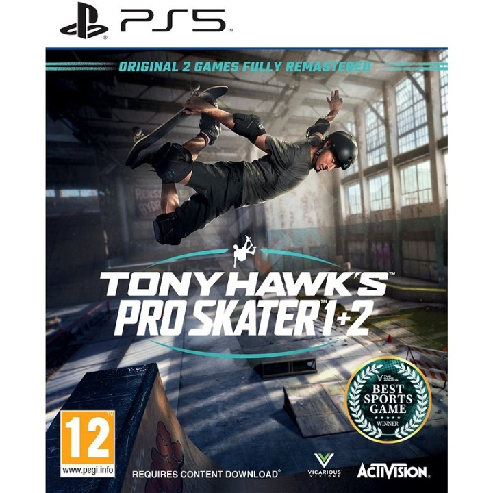 Tony Hawk\'s Pro Skater 1+2 (PS5) i gruppen HEMELEKTRONIK / Spelkonsoler & Tillbehör / Sony PlayStation 5 / Spel hos TP E-commerce Nordic AB (D08810)