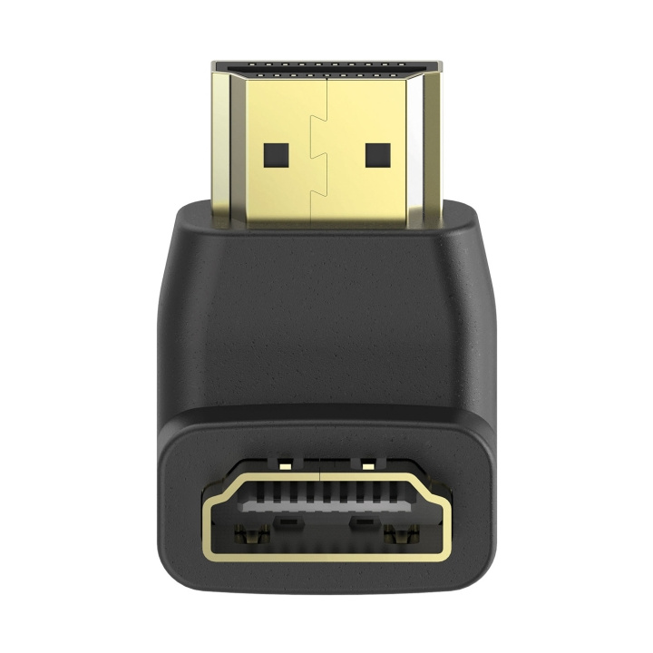 Hama Adapter Hdmi 270 Grader Guld Svart i gruppen HEMELEKTRONIK / Kablar & Adaptrar / HDMI hos TP E-commerce Nordic AB (D09190)