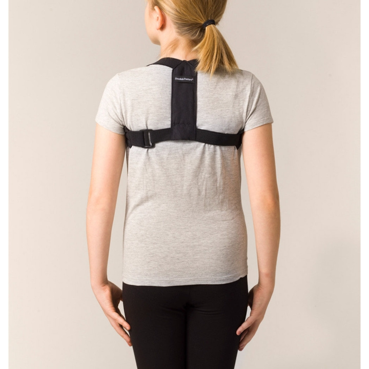 SWEDISH POSTURE Junior 6-12 Years Black Posture Brace i gruppen SKÖNHET & HÄLSA / Hälsovård / Övrig hälsovård hos TP E-commerce Nordic AB (D09204)