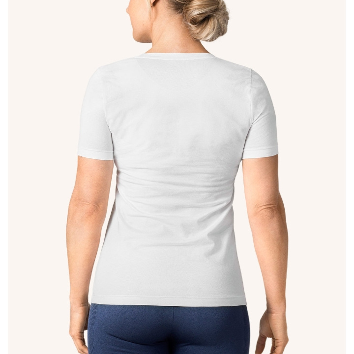 SWEDISH POSTURE Alignment Hållningströja Bomull Dam Vit XL i gruppen SPORT, FRITID & HOBBY / Accessoarer / T-shirts & Tröjor hos TP E-commerce Nordic AB (D09231)
