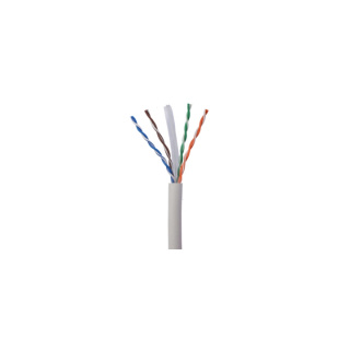 North Nätverkskabel Cat6A UTP Vit 15m kontaktlös Solid 10Gb/s 500MHz 26awg CM