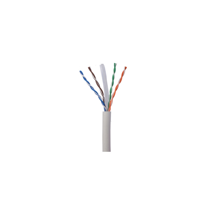 North Nätverkskabel Cat6A UTP Vit 50m kontaktlös Solid 10Gb/s 500MHz 26awg CM i gruppen DATORER & KRINGUTRUSTNING / Datorkablar / Nätverkskablar / Cat6 hos TP E-commerce Nordic AB (D09259)