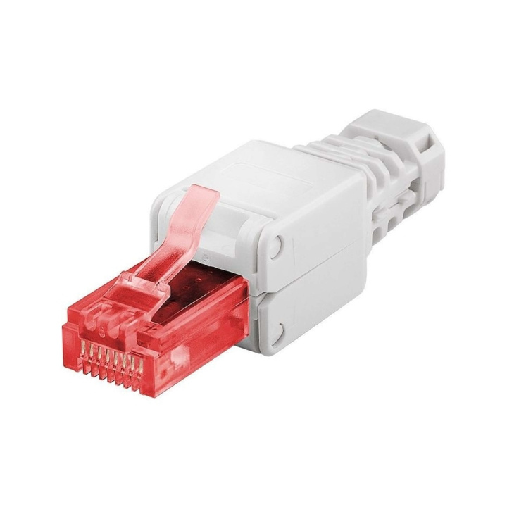 North RJ45 Kontakt för Cat6 kabel 2pack 8p8c i gruppen DATORER & KRINGUTRUSTNING / Datorkablar / Nätverkskablar / Adaptrar & Skarvdon hos TP E-commerce Nordic AB (D09261)