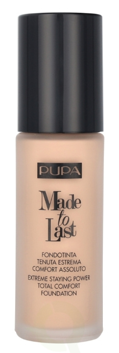 Pupa Milano Pupa Made To Last Total Comfort Foundation SPF10 30 ml #030 Natural Beige i gruppen SKÖNHET & HÄLSA / Makeup / Basmakeup / Foundation hos TP E-commerce Nordic AB (D09319)