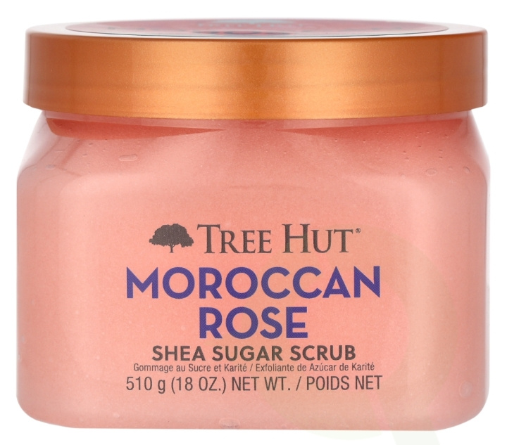 Tree Hut Shea Sugar Scrub 510 g Moroccan Rose i gruppen SKÖNHET & HÄLSA / Hudvård / Ansiktsvård / Skrubb / Peeling hos TP E-commerce Nordic AB (D09424)