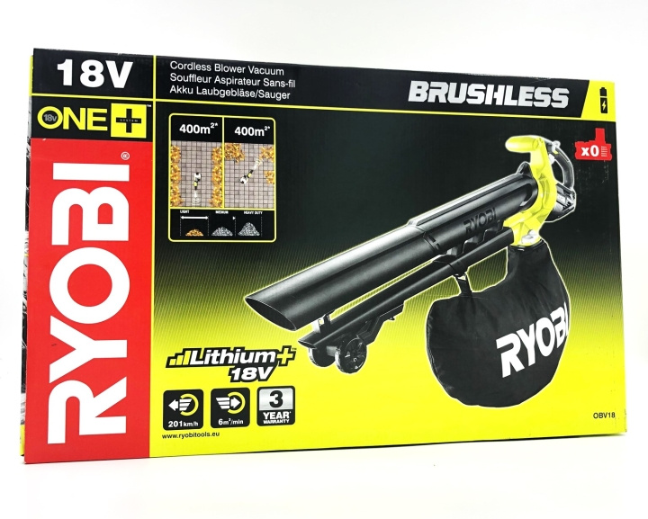Ryobi One+ OBV18 Trädgårdsdammsugare/lövblås Elektrisk Inget batteri i gruppen HEM, HUSHÅLL & TRÄDGÅRD / Trädgårdsprodukter / Trädgårdsredskap hos TP E-commerce Nordic AB (D10128)