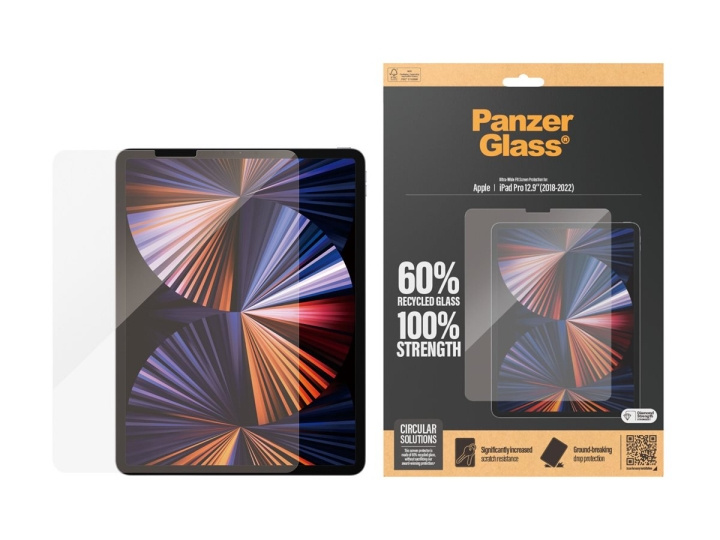 PanzerGlass Apple 12.9-Tum iPad Pro (3. generation, 4. generation, 5. generation, 6. generation) i gruppen SMARTPHONE & SURFPLATTOR / Surfplattor skydd / Apple iPad hos TP E-commerce Nordic AB (D10180)