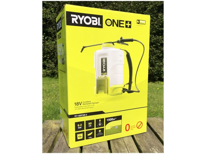 Ryobi ONE+ RY18BPSB-0 18V Ryggsäck Trädgårdsspruta Inget batteri i gruppen HEM, HUSHÅLL & TRÄDGÅRD / Verktyg / Övriga Elverktyg hos TP E-commerce Nordic AB (D10187)