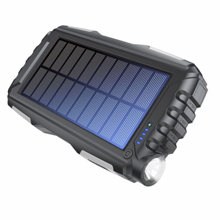 Denver PSO-20010 MK2 Solar Powerbank 20000 mAh i gruppen SMARTPHONE & SURFPLATTOR / Laddare & Kablar / Powerbanks hos TP E-commerce Nordic AB (D10228)