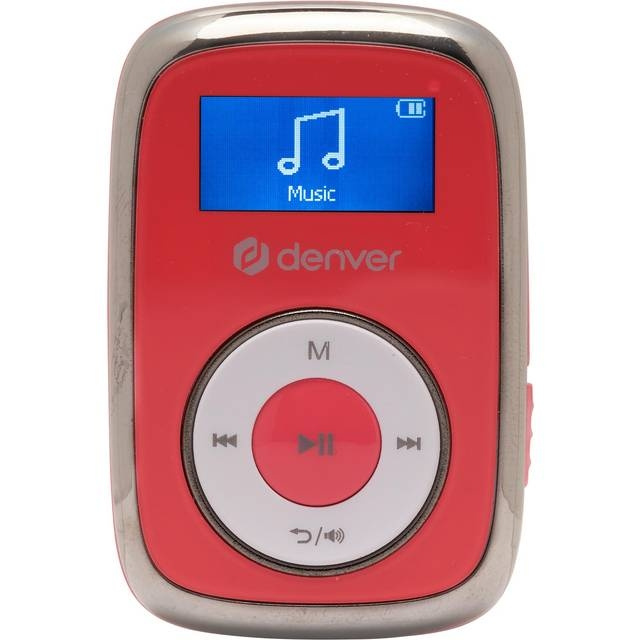 DENVER MPS-316R MP3-spelare 16GB Röd i gruppen HEMELEKTRONIK / Ljud & Bild / Hemmabio, HiFi & Bärbart / Bärbar musikspelare / MP3-spelare hos TP E-commerce Nordic AB (D10338)