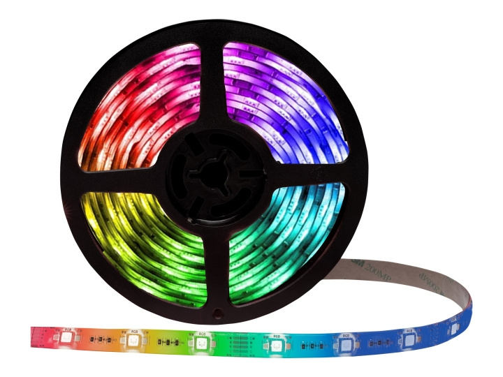 Denver LSC-531 Light Strip 24W 2700-6500K RGB/varmvitt/kylvitt ljus i gruppen HEMELEKTRONIK / Belysning / LED-slingor hos TP E-commerce Nordic AB (D10346)