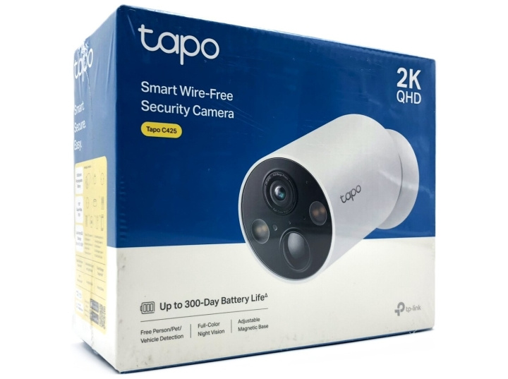 TP-Link Tapo C425 V1.6 Nätverksövervakningskamera utomhus inomhus 2560 x 1440 i gruppen HEM, HUSHÅLL & TRÄDGÅRD / Larm & Säkerhet / Övervakningskameror / Digitalt (Nätverk) / Inomhuskameror hos TP E-commerce Nordic AB (D10522)
