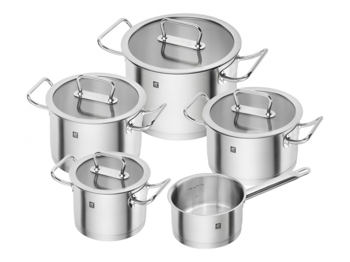 Zwilling Pro Grytset 5 delar, Silver i gruppen HEM, HUSHÅLL & TRÄDGÅRD / Köksredskap / Grytor & Kastruller hos TP E-commerce Nordic AB (D10619)
