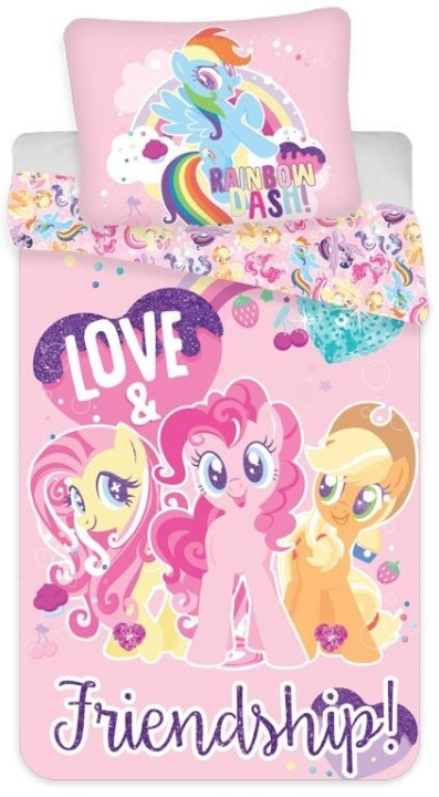 BrandMac Sänglinne - Vuxenstorlek 140x200 cm - My Little Pony (1030003) i gruppen LEKSAKER, BARN- & BABYPRODUKTER / Barntextilier / Sängkläder / Bäddset för barn & junior hos TP E-commerce Nordic AB (D10942)